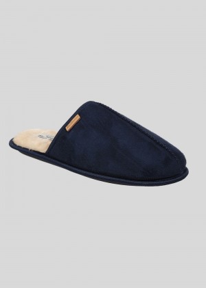 Ben Sherman Country Club Slipper Navy | EBD-175096