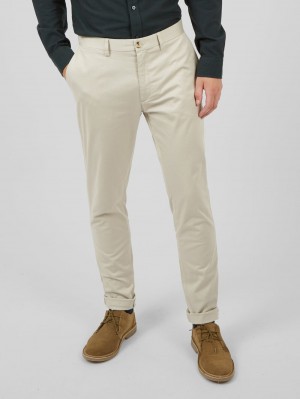 Ben Sherman Signature Skinny Stretch Chino Hose Weiß | EHJ-792106