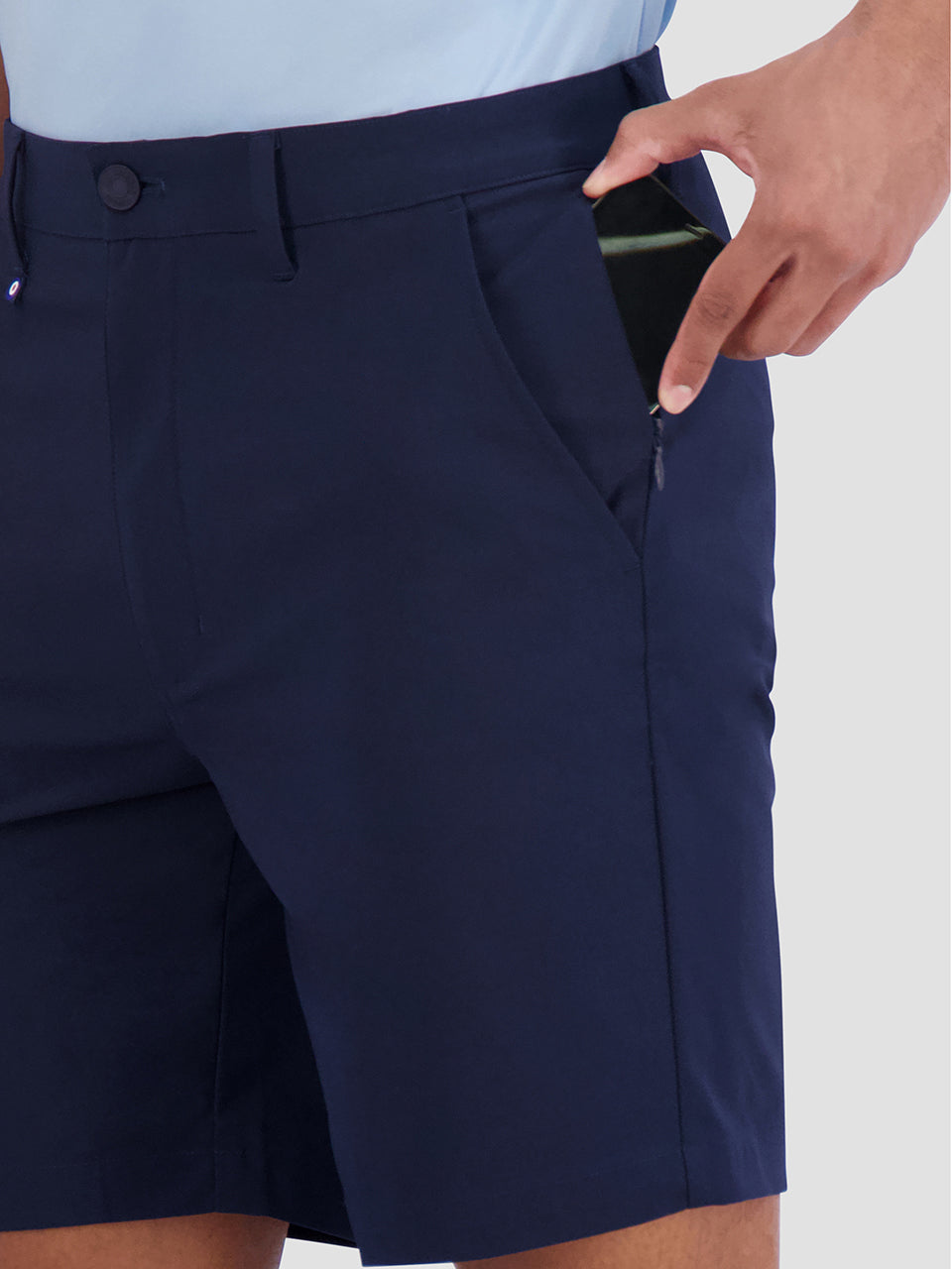 Ben Sherman 4Way Stretch Tech Kurze Hose Navy | MXK-874519