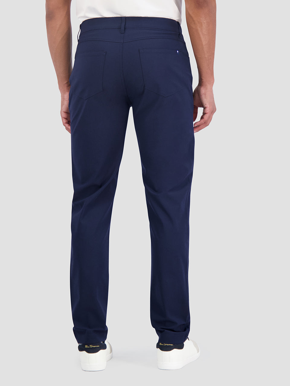 Ben Sherman 4Way Stretch Tech Long Hose Navy | CLA-714869