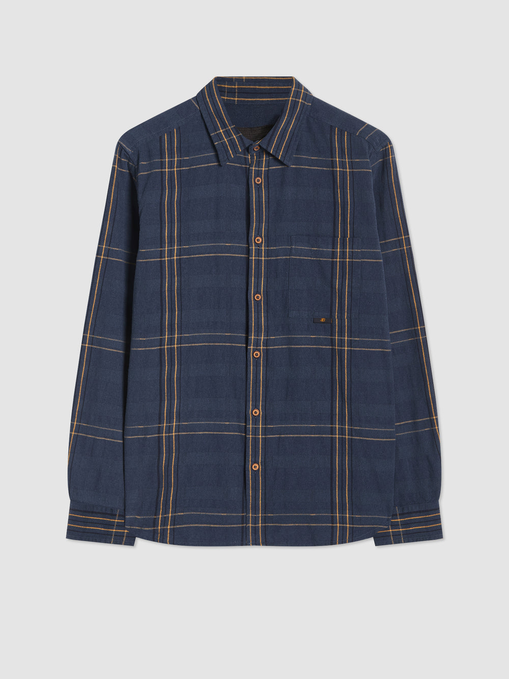 Ben Sherman B by Ben Sherman Indigo Check Hemd Indigo | TSI-253461