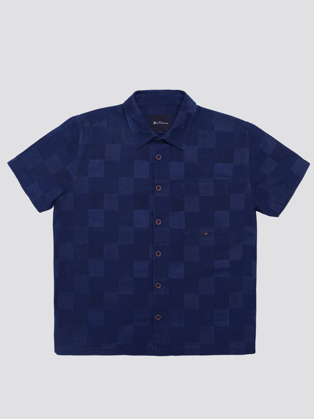 Ben Sherman B by Ben Sherman Indigo Check Hemd Navy | POH-728950