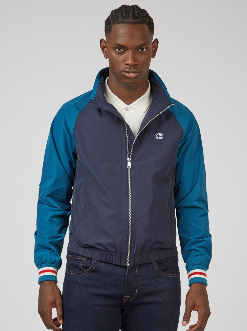 Ben Sherman B by Ben Sherman Waterproof Sport Jacken Blau | YZG-120678