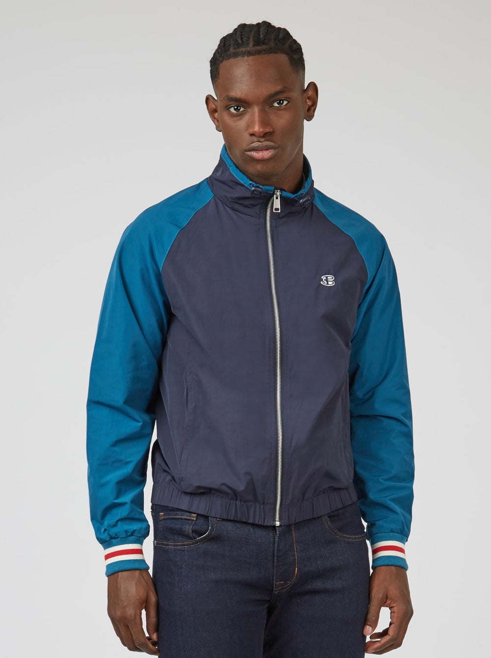 Ben Sherman B by Ben Sherman Waterproof Sport Jacken Blau | YZG-120678