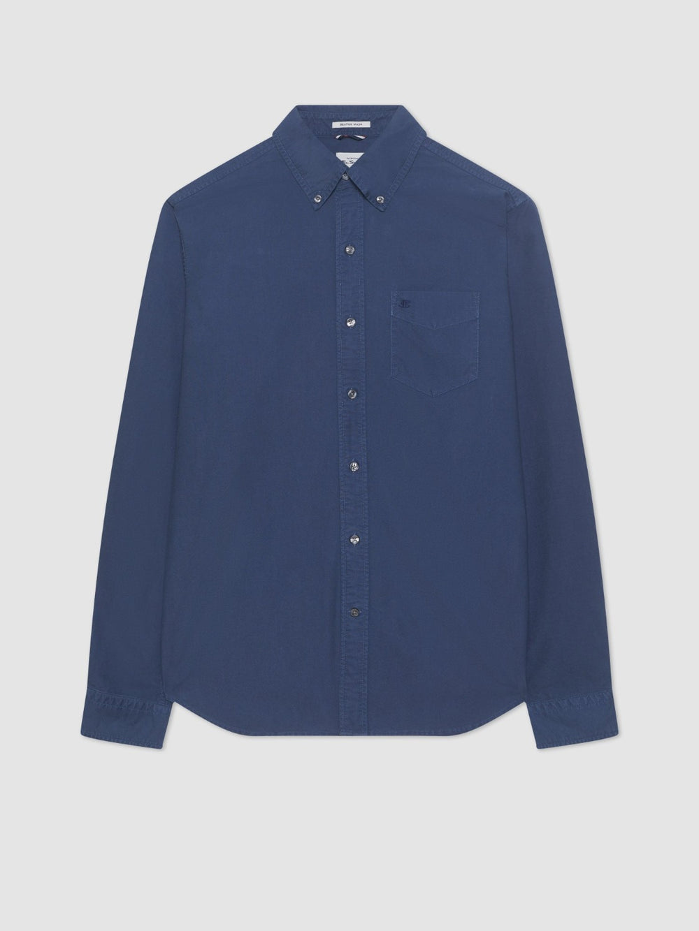 Ben Sherman Beatnik Oxford Garment Dye Hemd Indigo | JTU-439582