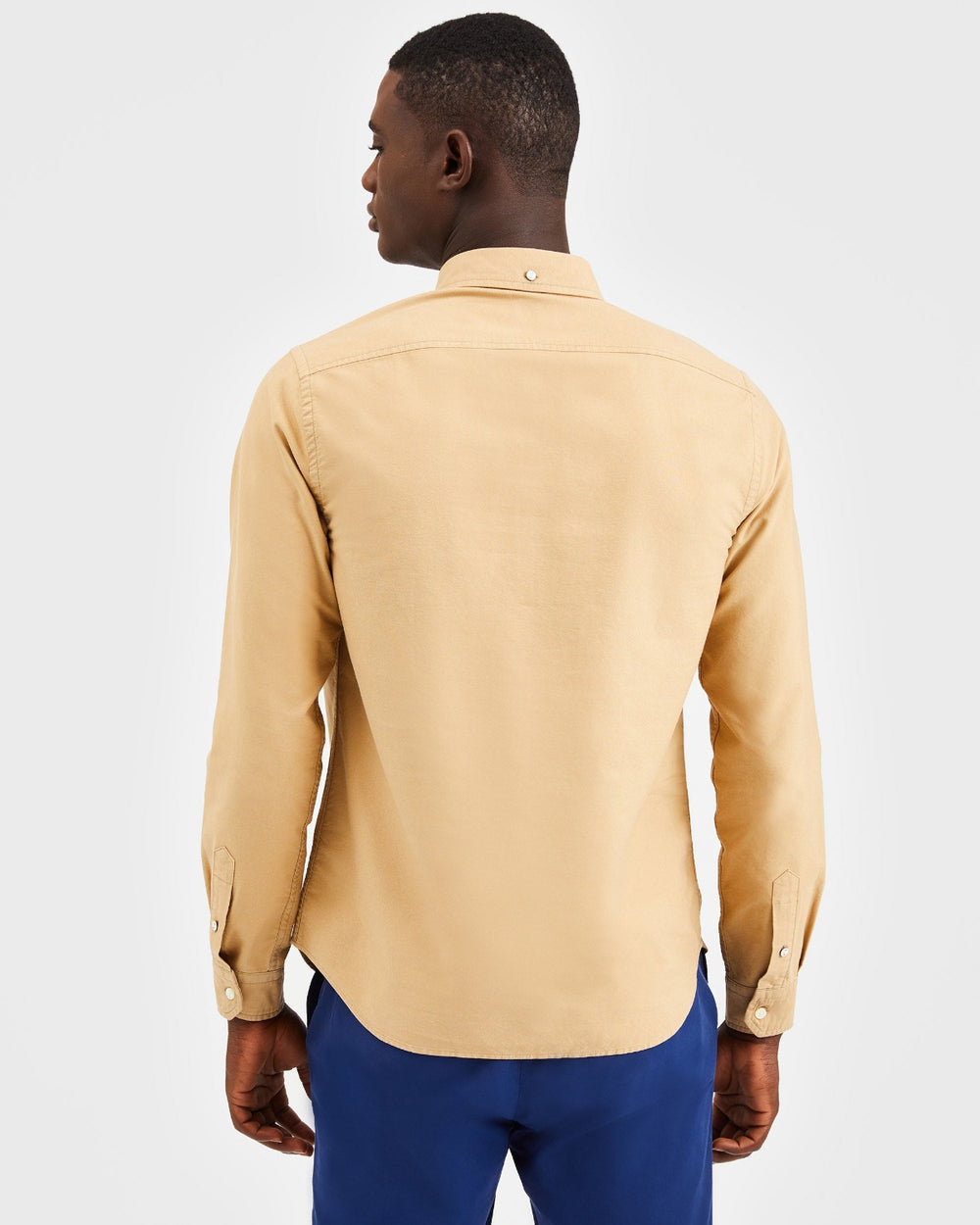 Ben Sherman Beatnik Oxford Garment Dye Hemd Khaki | EKT-817904