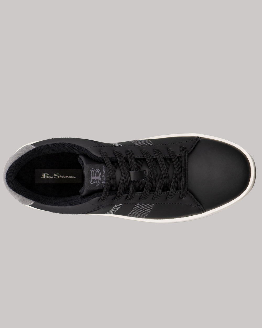 Ben Sherman Boxwell Sneakers Schwarz Weiß Grau | IUD-980637