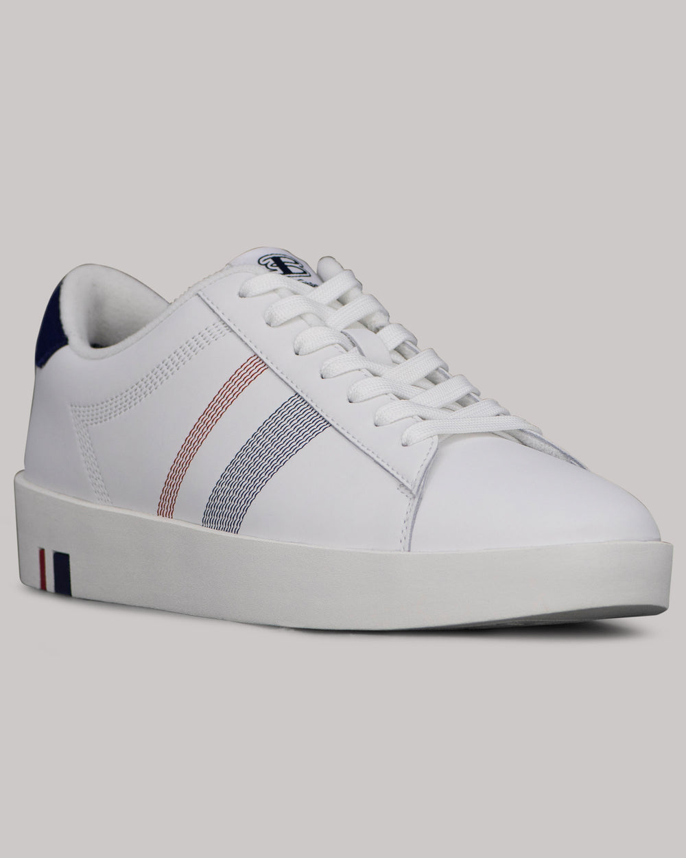 Ben Sherman Boxwell Sneakers Weiß Navy Rot | GYN-325067