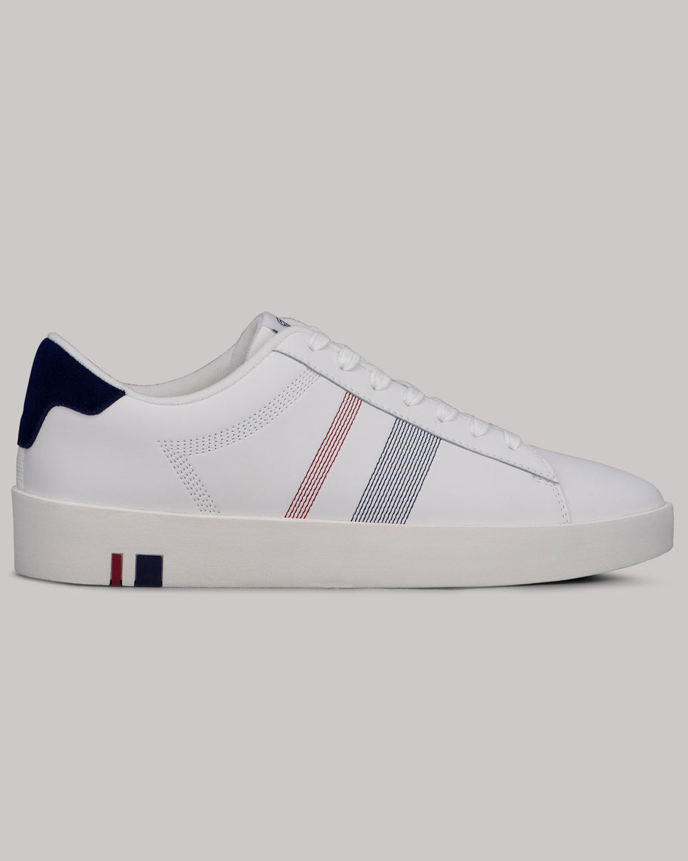 Ben Sherman Boxwell Sneakers Weiß Navy Rot | GYN-325067