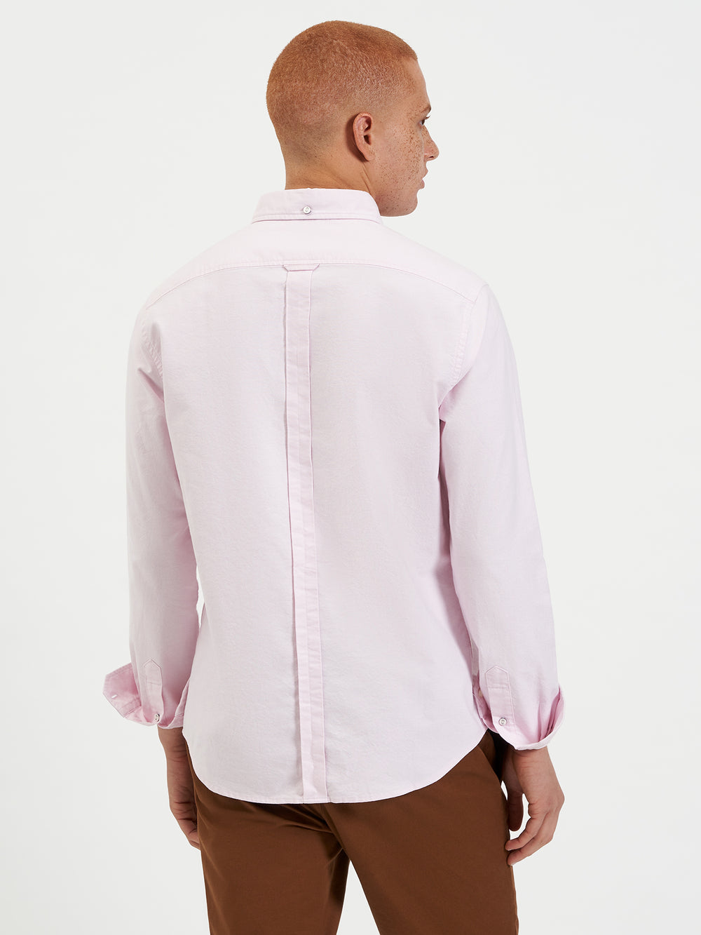 Ben Sherman Brighton Oxford Organic Hemd Rosa | GWT-568249