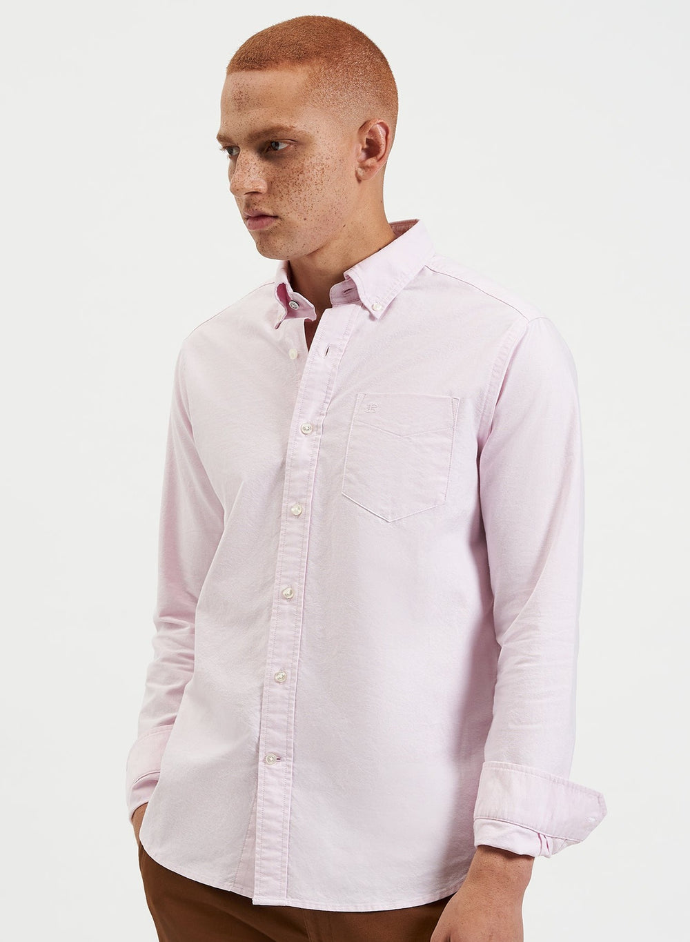 Ben Sherman Brighton Oxford Organic Hemd Rosa | GWT-568249