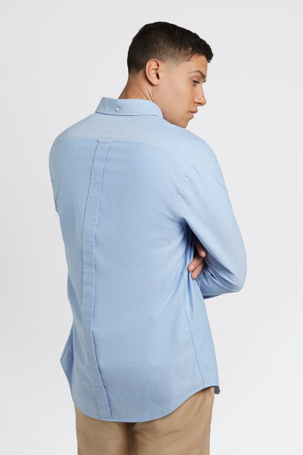 Ben Sherman Brighton Oxford Organic Hemd Blau | VYB-163498