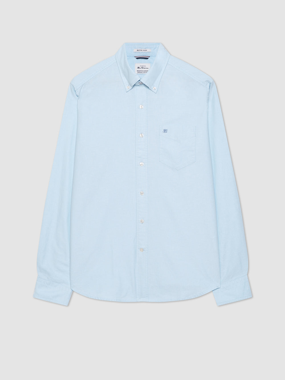 Ben Sherman Brighton Oxford Organic Hemd Blau | DSA-064728