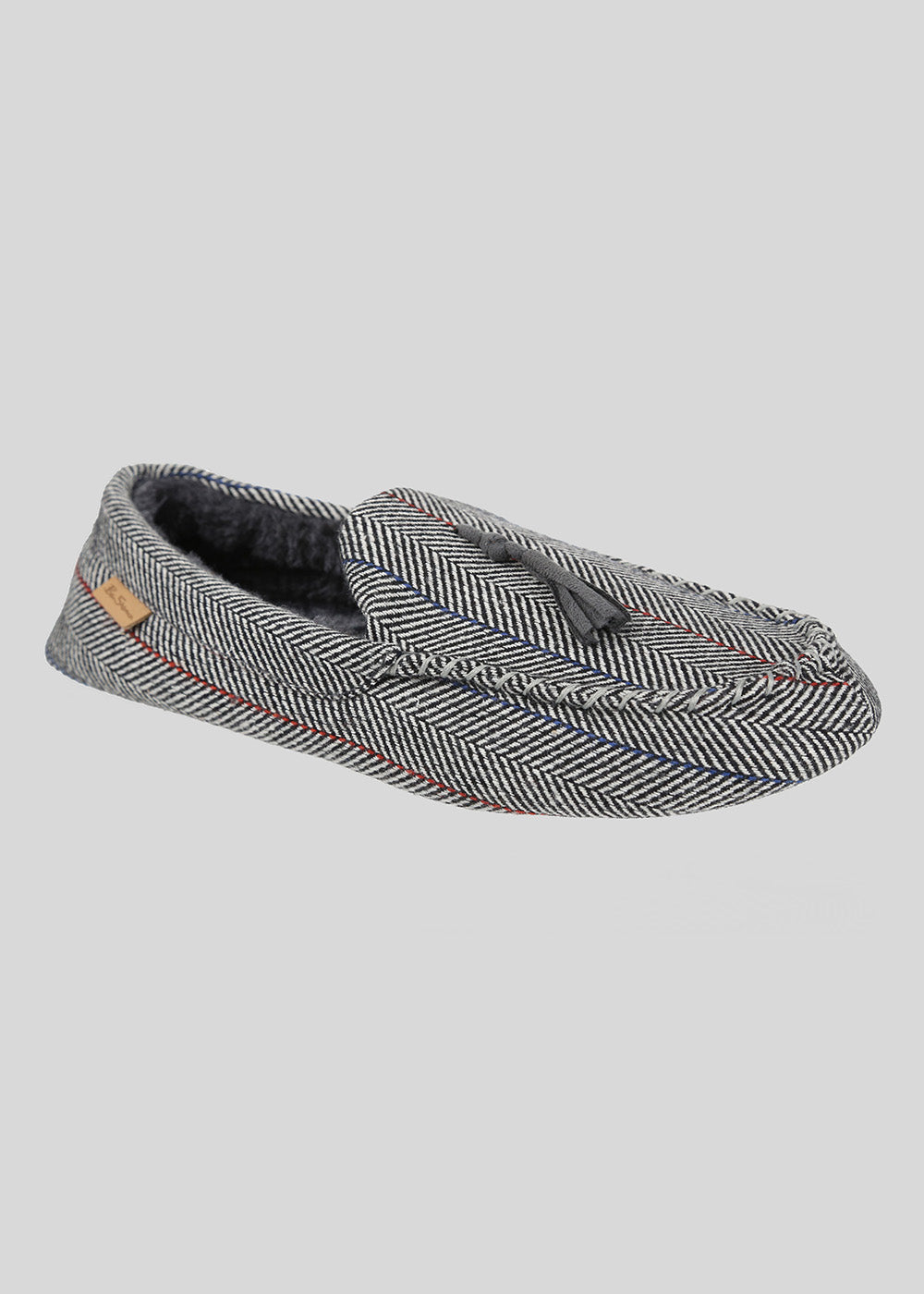 Ben Sherman Cliveden House Moccasin Slipper Grau | CEN-826091