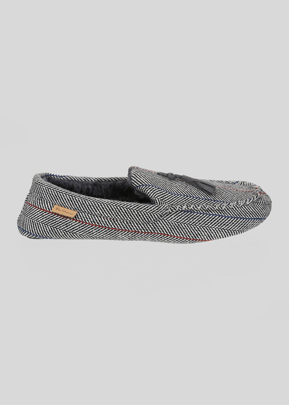 Ben Sherman Cliveden House Moccasin Slipper Grau | CEN-826091