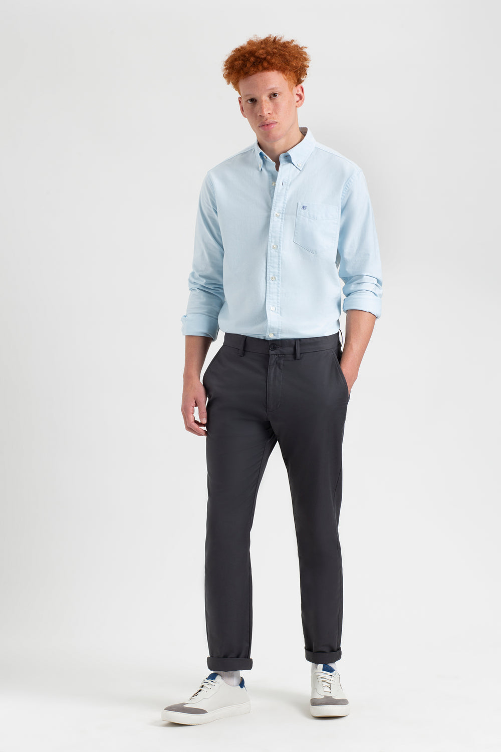 Ben Sherman Everyday Slim Fit Chino Hose Grau | FIN-532497