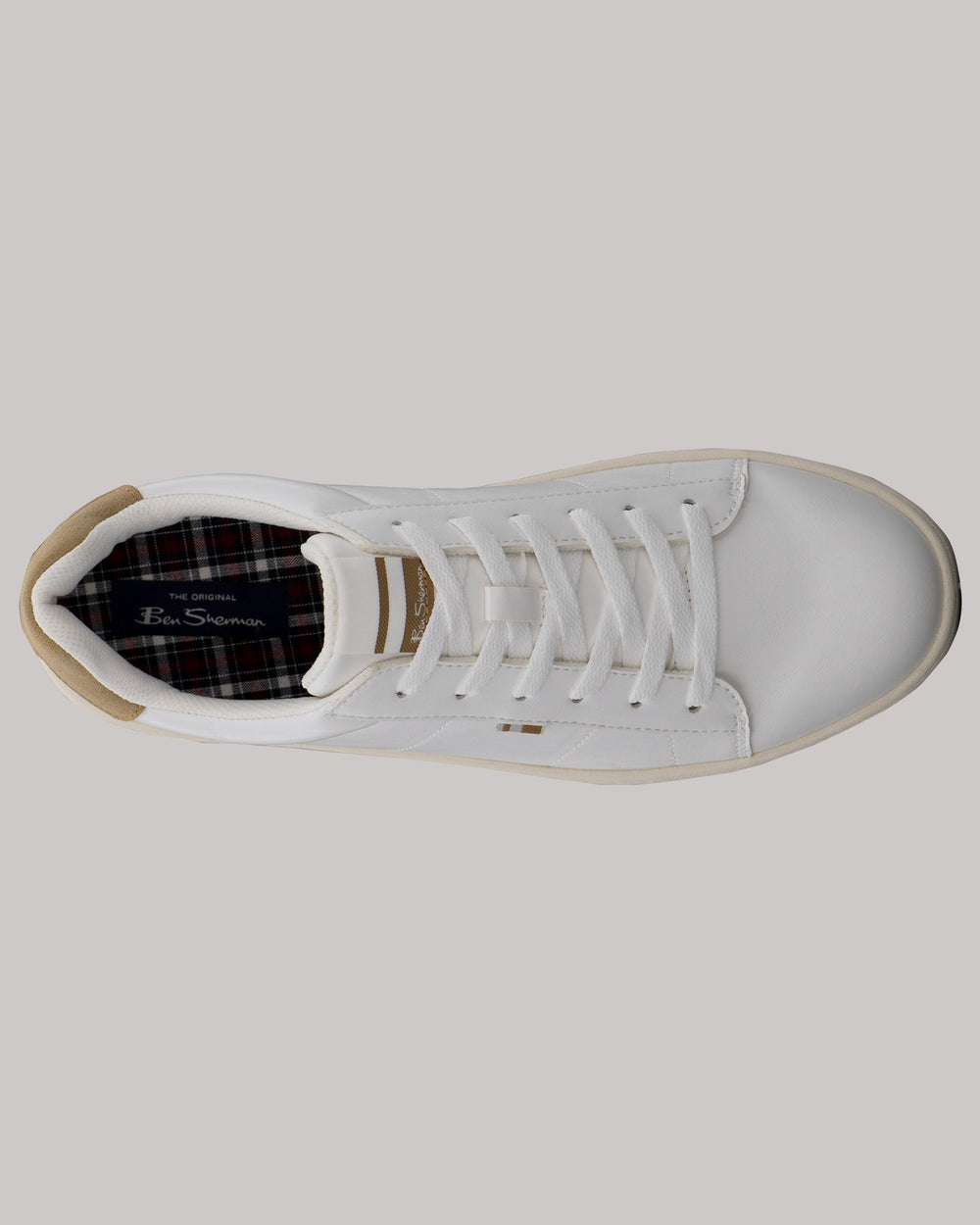 Ben Sherman Hampton Sneakers Weiß Braun | TNR-096724