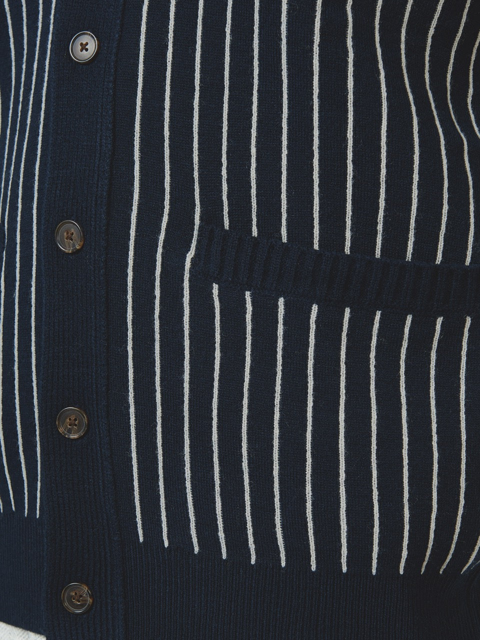 Ben Sherman Jacquard Stripe Cardigan Strickwaren Navy | QGW-925168