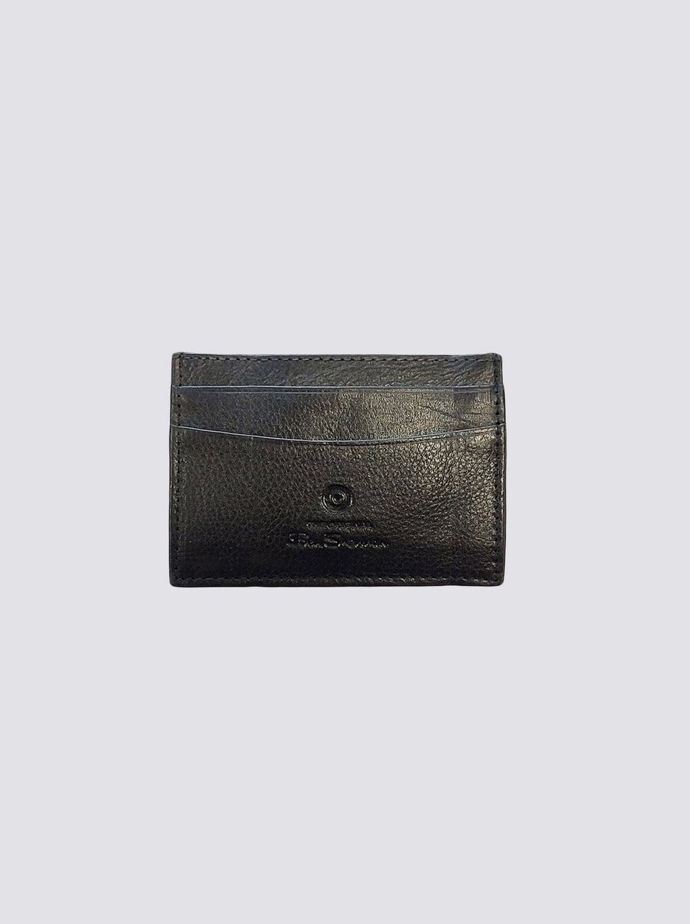 Ben Sherman Koki Leather Card Holder Geldbörse Schwarz | JQP-234106