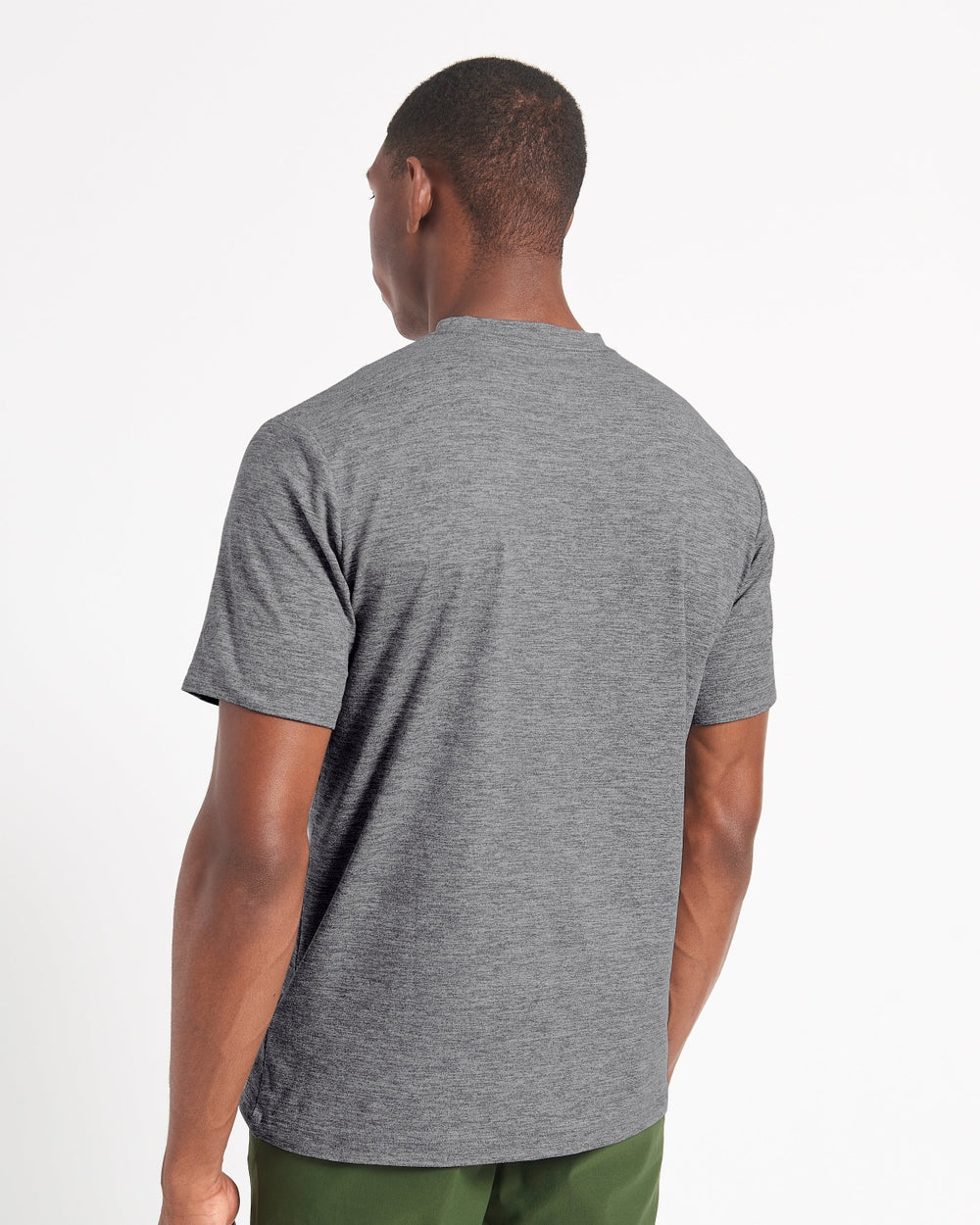 Ben Sherman Performance Stretch Marl T-Shirt Grau | TEP-462839