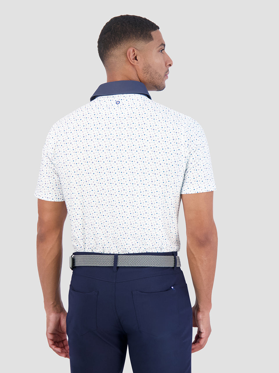 Ben Sherman Polka Dots Tech Jersey Sports Fit Polo Shirts Weiß | ZLM-176450