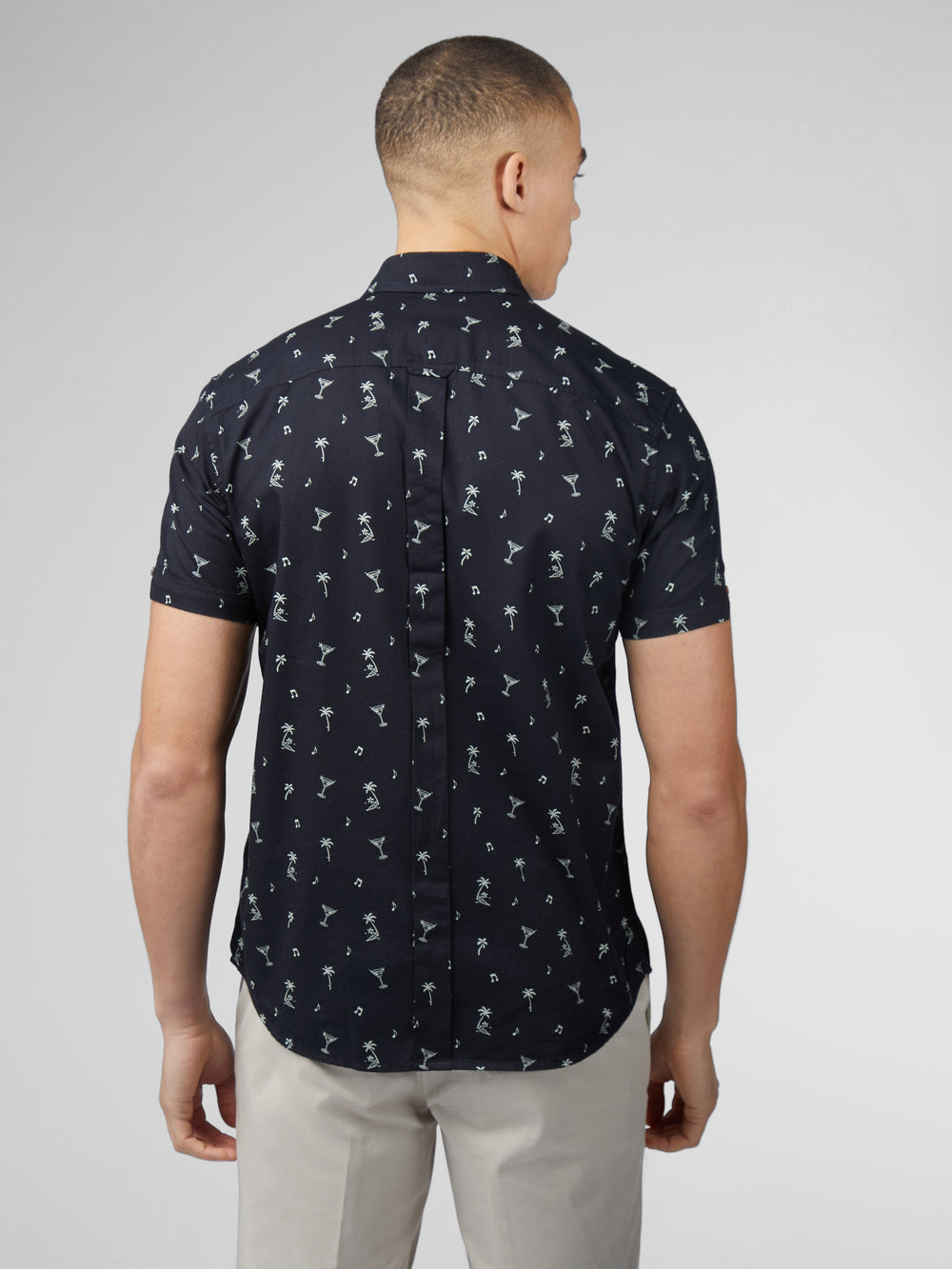 Ben Sherman Scattered Hemd Schwarz | RSJ-140723