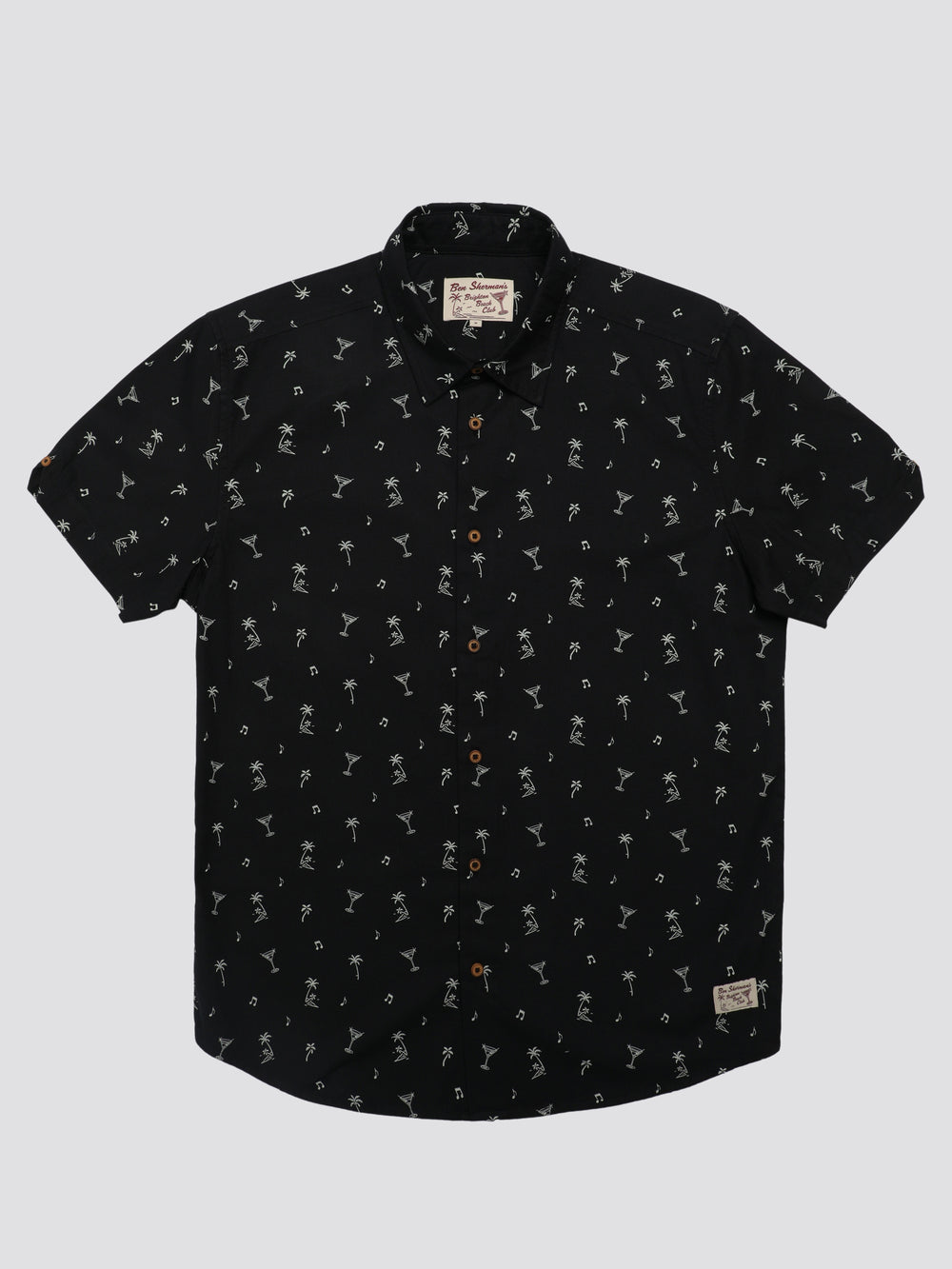 Ben Sherman Scattered Hemd Schwarz | RSJ-140723