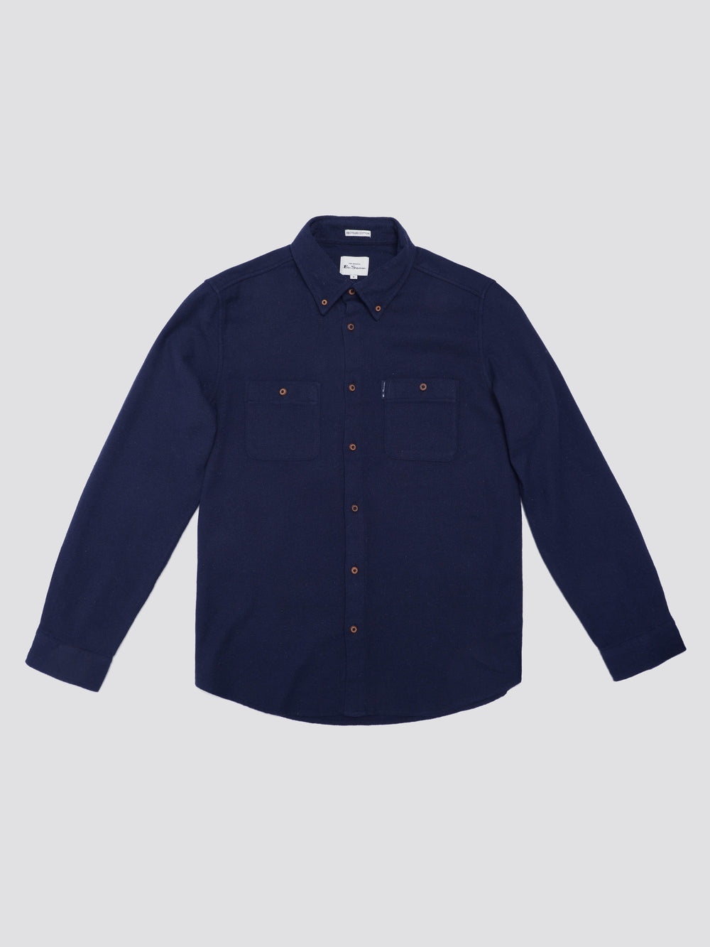 Ben Sherman Signature Boucle Hemd Navy | BTG-172986