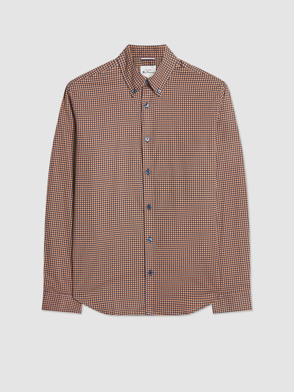 Ben Sherman Signature Chevron Hemd Orange | CBW-406213