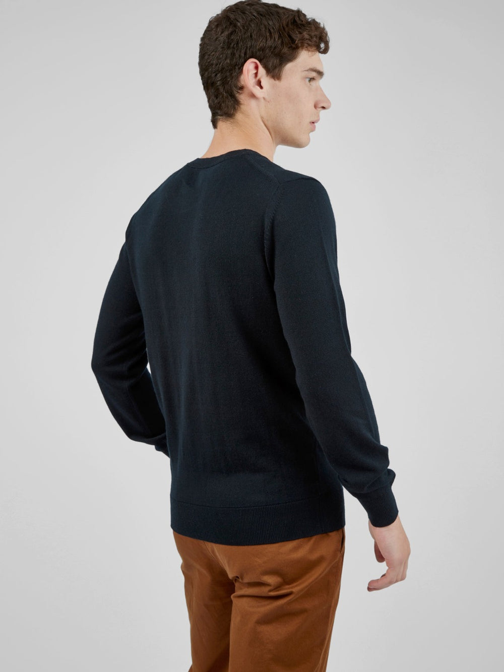 Ben Sherman Signature Crewneck Strickwaren Schwarz | OQD-629841