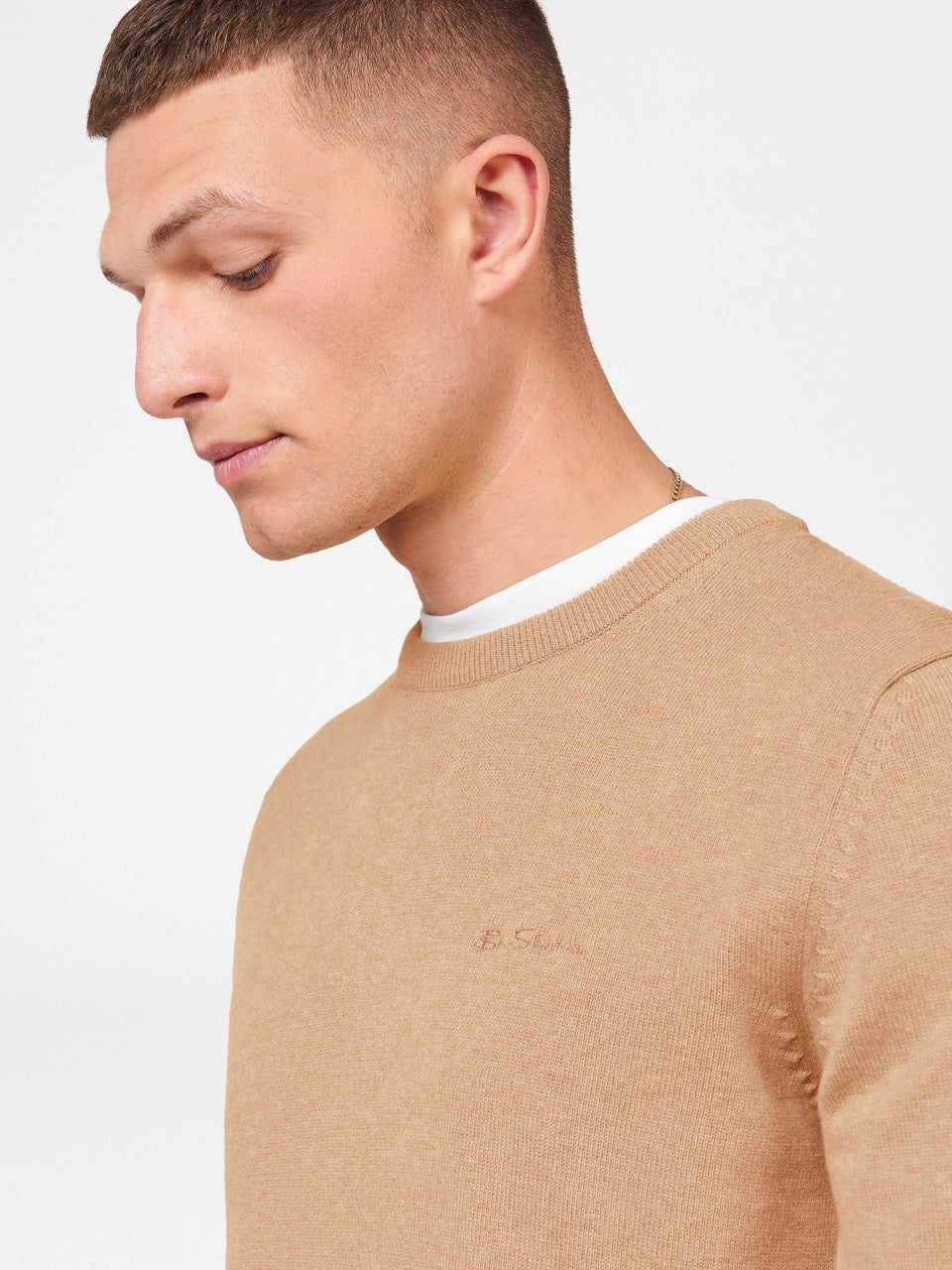 Ben Sherman Signature Crewneck Strickwaren Grau | APZ-315469