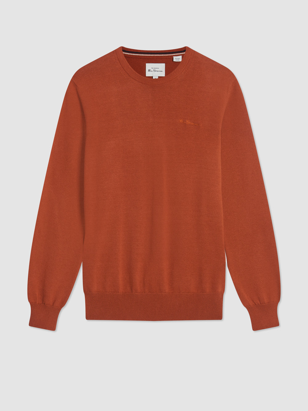 Ben Sherman Signature Crewneck Strickwaren Orange | IDU-372864