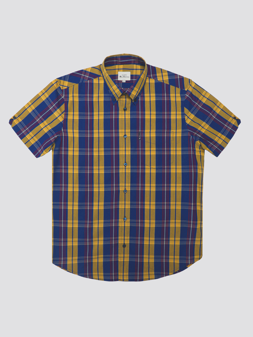 Ben Sherman Signature Irregular Check Hemd Blau | LJF-579861