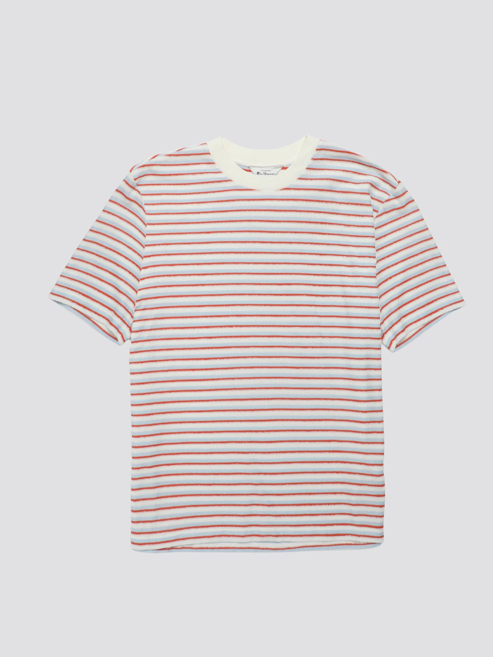 Ben Sherman Signature Loopback Stripe T-Shirt Blau | IQU-092456