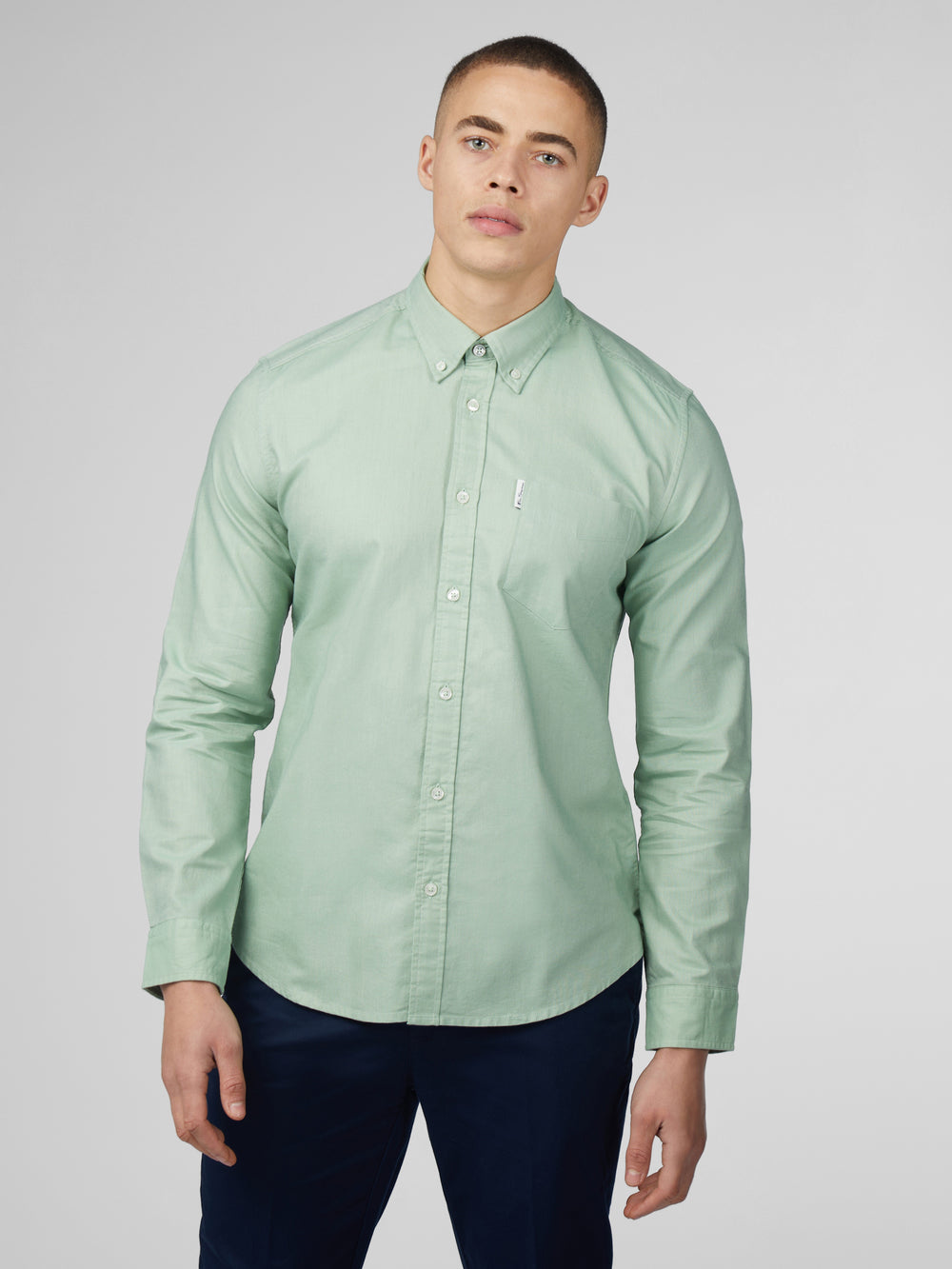 Ben Sherman Signature Oxford Hemd Grün | ZPY-249763