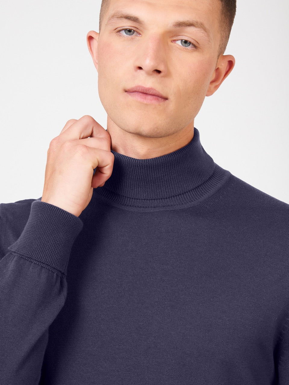 Ben Sherman Signature Roll Neck Strickwaren Lila | CHO-905416