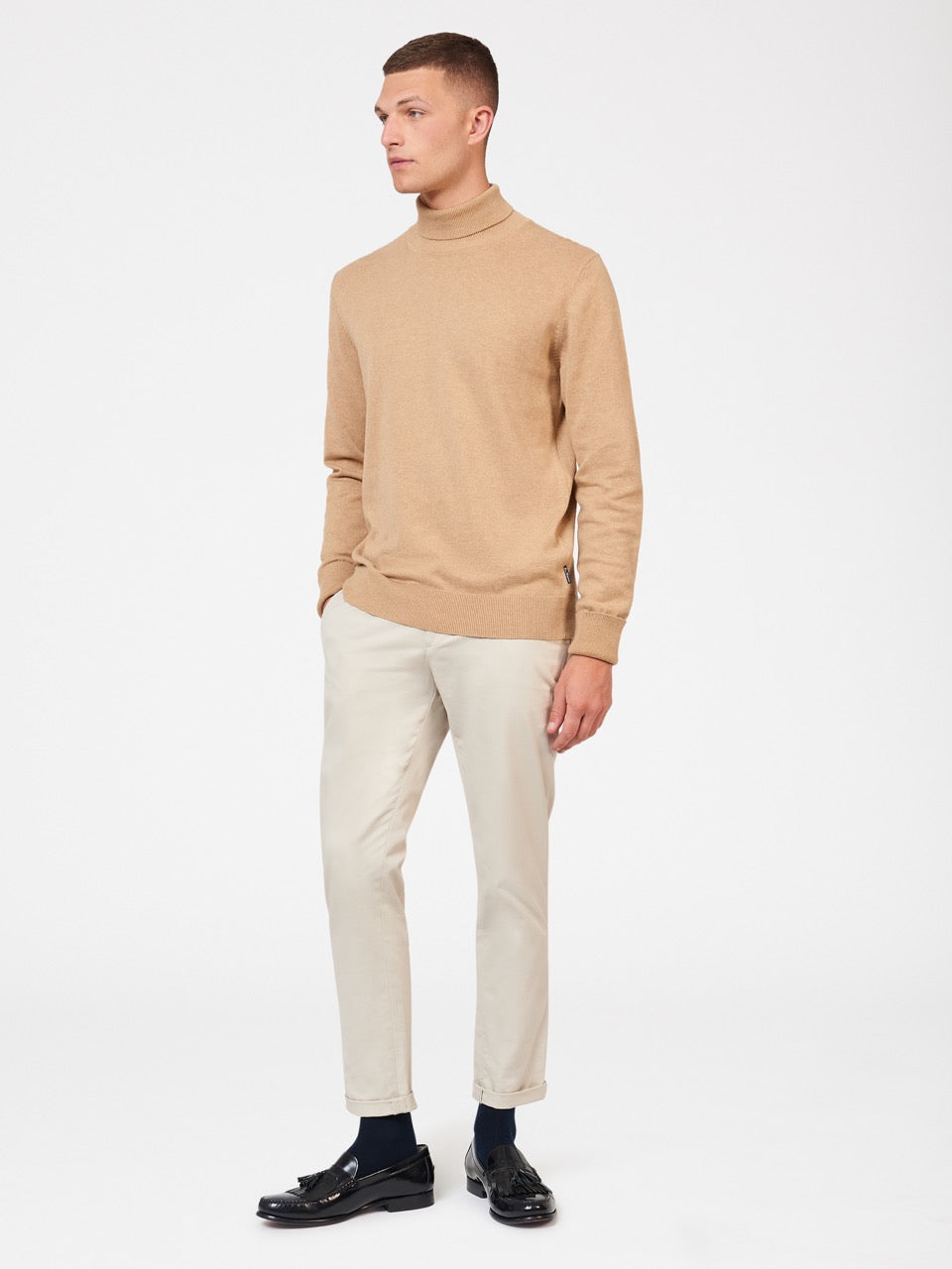 Ben Sherman Signature Roll Neck Strickwaren Grau | NWX-094625