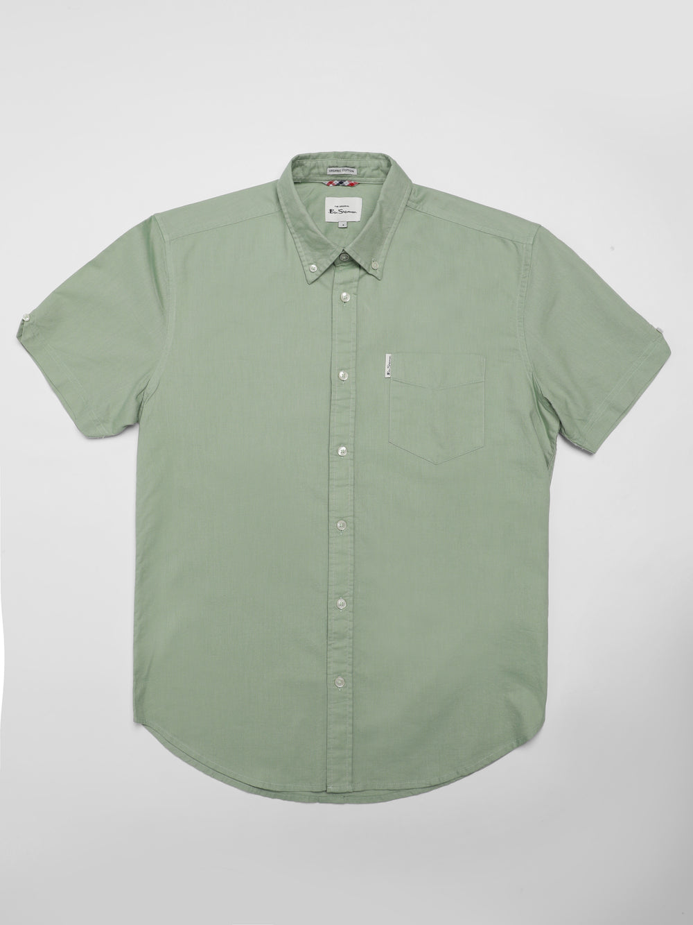 Ben Sherman Signature Short Sleeve Oxford Hemd Grün | CJK-821697