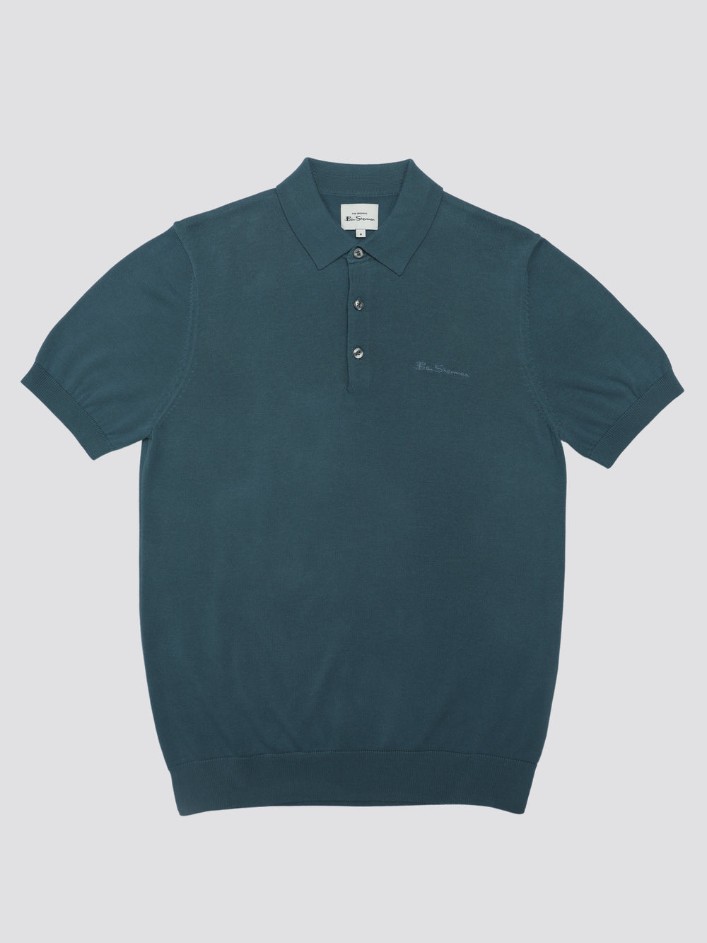 Ben Sherman Signature Short Sleeve Polo Strickwaren Türkis | BKL-785904