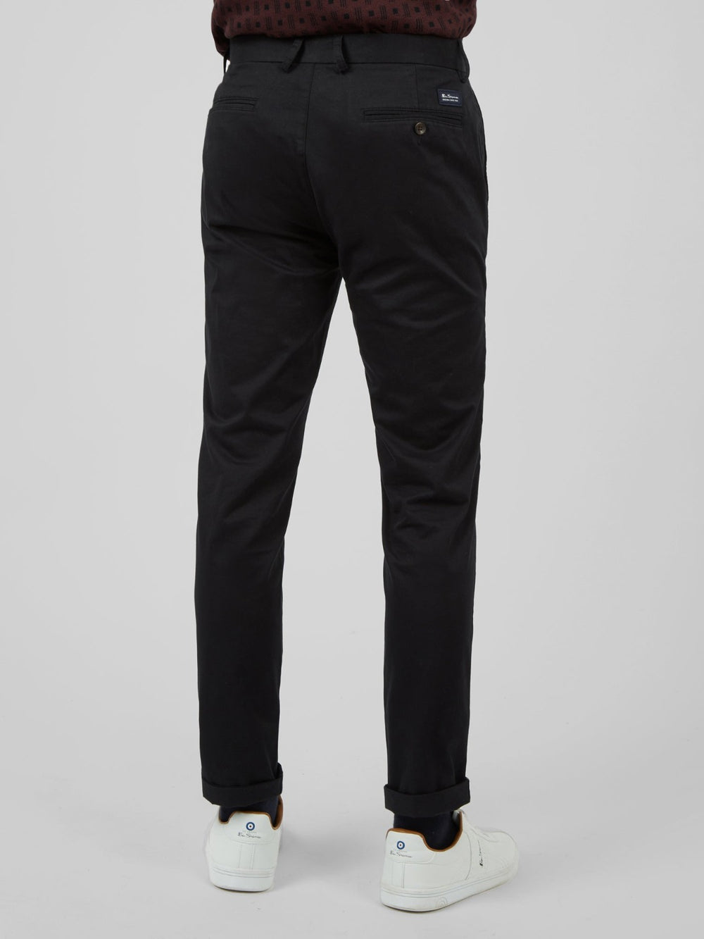 Ben Sherman Signature Skinny Stretch Chino Hose Schwarz | BFH-435267