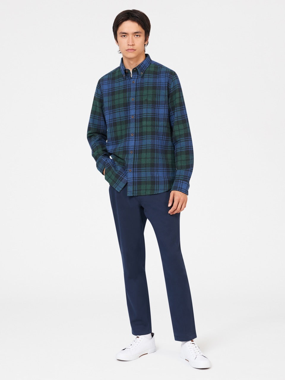 Ben Sherman Signature Tartan Check Hemd Grün | OPY-906847