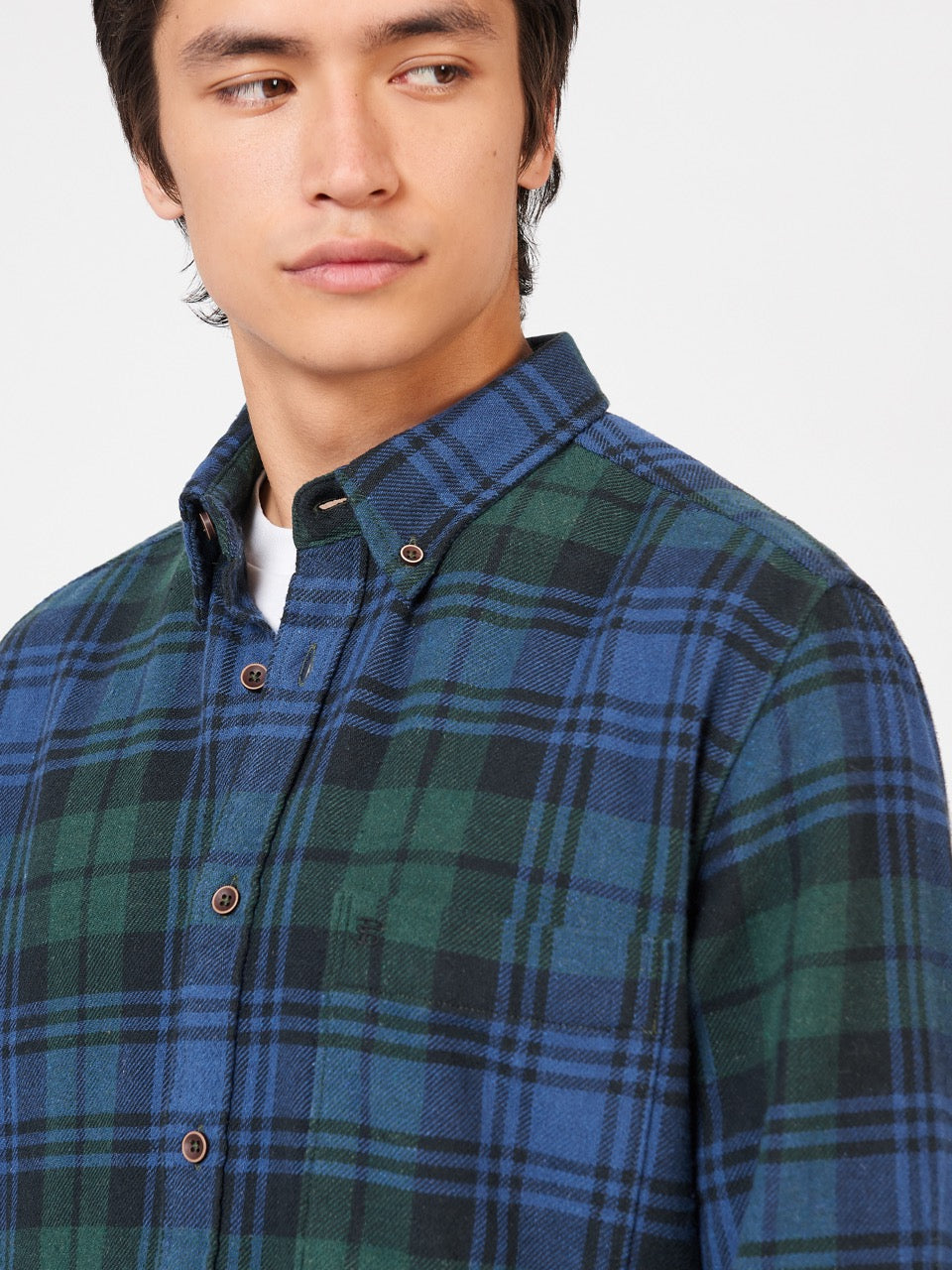 Ben Sherman Signature Tartan Check Hemd Grün | OPY-906847